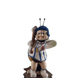 Figura de resina "abeja béisbol"