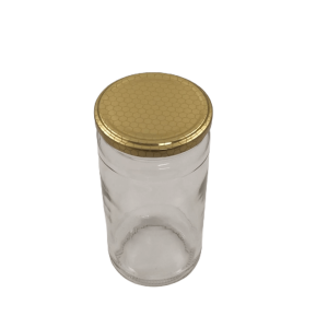 Caja 12 tarros de 1 kg liso con tapa panales