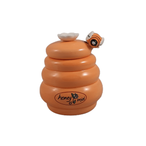 Tarro con cuchara para miel