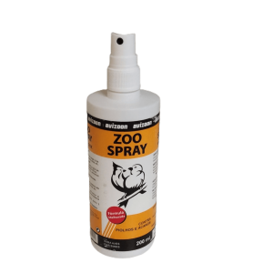 Spray anti-parasitas para pássaros